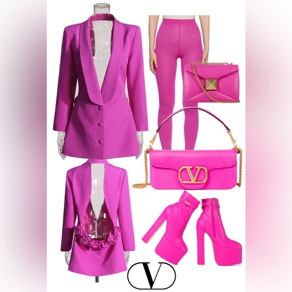 Neon Fuschsia Pink Booties - Picture 7 of 15